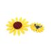 Korean personality versatile female sunflower brooch, safety pin, anti glare buckle, accessory simple collar pin_ipsvogv.com