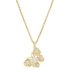 Pearl Butterfly Titanium Steel Necklace Micro Inlaid Exquisite Versatile Zircon Light Luxury Set With Diamond Women's_ipsvogv.com