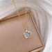 】 Colorful 【 Stars Fashion Light Luxury Temperament Gorgeous Full Diamond Necklace Women's Versatile Clavicle Chain 【 】_ipsvogv.com