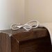 Small Niche Minimalist Line Knot Women's Fashion Sense, High-end, Versatile, Open Mouth Design, Index Finger Ring, Hand_ipsvogv.com