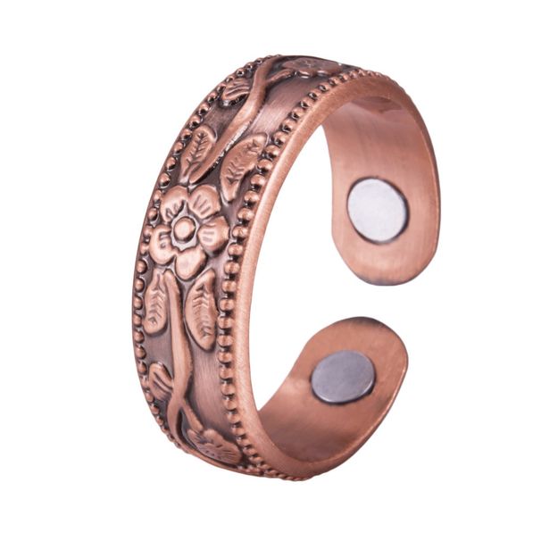 Jiarui Magnetic Flower Ring Set Adjustable Bracelet For Men And Women_ipsvogv.com