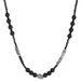 Chinese Style Necklace For Men, Natural Stone Splicing, Black Bead Collarbone Chain, Women's Niche, Versatile,_ipsvogv.com