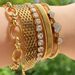 Women's Jewelry Stacking Bracelet Set Combination Stainless Steel Exquisite Diamond Wide Strap Mesh Chain Love Bracelet Versatile Set_ipsvogv.com