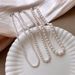 Pure Silver S Cream Colored Round Strong Light Shi Jia Bei Pearl Necklace For Female Blogger Fever, Same Style_ipsvogv.com