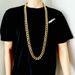 Internet Celebrity Hip-hop Exaggerated Big Chain Gold Necklace Personality Domineering Men's Metal Pendant Personality Simulation Props_ipsvogv.com