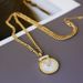 New Clock With Diamonds Digital Colorless Women's Long Necklace, Simple And Fashionable, Rotable Sweater Chain Jewelry_ipsvogv.com
