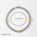 Titanium For Men, Non-Fading Square Pearl NK Bead Hip-Hop Cuban Chain Stainless Steel Bracelet Jewelry_ipsvogv.com