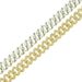 Hip hop trendy style inlaid men's cool colored diamond Cuban bracelet, and decorative accessories_ipsvogv.com
