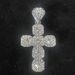 Fashion Personality Versatile Hip-Hop Shiny Alloy Full Diamond Cross Clavicle Chain Necklace For Men And Women_ipsvogv.com