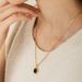 Black Agate Fried Dough Twists Necklace Light Luxury Small People Cool Style Versatile Temperament Personality White_ipsvogv.com