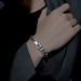 Titanium Steel Cuban Fashion Trend Versatile Ins Style Thick Bracelet Men's Jewelry Clasp Polished Hand Accessory_ipsvogv.com