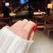 Korean Version Of The New Light Luxury Pearl Fashionable And Personalized Index Finger Ring, Instagram Trendy Internet_ipsvogv.com