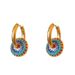 Colored Daisy Pattern Feeling Titanium Steel Non Fading Jewelry Set For Women's Necklace_ipsvogv.com