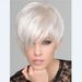 Women's Simple Style Casual High Temperature Wire Long Bangs Short Straight Hair Wigs_ipsvogv.com