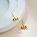 Women’s Jewelry Set Fashion Hot Selling Smooth Earrings Gold And Silver Mixed Copper Plated INS Style Geometric Three Piece Set Earrings_ipsvogv.com