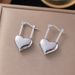 Fashionable Stainless With Irregular Heart-shaped Elements And High-end Titanium Steel Earrings For Women_ipsvogv.com