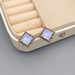 Korean version commuting versatile fashion full diamond small and exquisite geometric high-end niche design earrings_ipsvogv.com