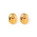 Metal Style INS Geometric Oval Spiral S Silver Needle Gold Button Design Sense Earrings_ipsvogv.com