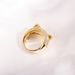 Trendy Cat Ear Cubic Zirconia Ring For Men & Women – Hip Hop Bling Statement Jewelry, Gold Plated, Sizes 7-10_ipsvogv.com