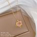 Love 【 】 Star Light Luxury Charm Gorgeous Full Diamond Necklace Women's Versatile Clavicle Titanium Steel Chain 【 】_ipsvogv.com