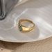 stainless steel natural stone turquoise ring high end niche ring titanium steel hand jewelry ring_ipsvogv.com