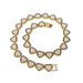 Unisex Jewelry Fashion Alloy New 15mm Oil Drop Love Full Diamond Necklace For Men And Women Street Rap Cool Hip Hop Cuban Chain_ipsvogv.com
