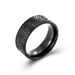 Stainless steel jewelry supply fingerprint vortex titanium steel ring ring men's niche cultural hand jewelry_ipsvogv.com