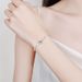 S925 Sterling Silver Women's Bracelet Light Luxury Style Push Pull Beads Temperament Bracelet Moissanite Jewelry_ipsvogv.com