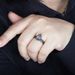 Sanjie's New Water Droplet Full Women's Ins Set With Diamond Zircon Fashion Trend Korean Version Of Girls' Wedding Ring_ipsvogv.com
