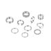 Hot Selling Fashion Pearl Double-layer Opening Wave Fried Dough Twists Combination 10 Piece Set Ring Female_ipsvogv.com