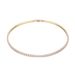 Hip Hop Copper Inlaid Zircon Row Necklace INS Multiple Specifications Tennis Chain 4mm_ipsvogv.com