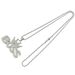 Cool hip-hop full diamond crown letter necklace trendy personality exaggerated long accessory pendant_ipsvogv.com