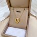 Full Body 【 Titanium Steel 】 U-Shaped Pearl Personality Extremely Simple Wind Furnace Real Gold Necklace For Women 【 】_ipsvogv.com