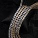High Grade Moissanite Necklace S925 Sterling Silver Gold Plated Necklace Hip Hop Men And Women 2/3/4/5/6.5mm Tennis Chain_ipsvogv.com