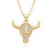 New Ins Style Hot Selling Fashion Personality Bull Head Bull Female Pendant Necklace_ipsvogv.com