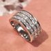 Cao Shi's Sky Star Luxury Engagement Ring with Three Layer Hip Hop Fashion_ipsvogv.com