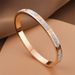 Kaga Man Tian Titanium Steel For Women's Light Fashion Colorless Female Bracelet Jewelry_ipsvogv.com