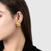 Gold-Plated Copper High-End Matte Brushed For Women, Simple Minimalist Style, Oval Niche Design, Elegant Earrings_ipsvogv.com
