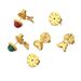 Stainless Steel Earplug Back Device, Base Column, DIY Heart-shaped Butterfly Blocking Cap, Earring Making Accessories_ipsvogv.com