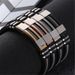 Accessories Silicone Titanium Men's Hip Hop Punk Style Stainless Steel Exaggerated Bracelet_ipsvogv.com