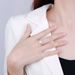 Classic High End Princess Square Bag Moissanite Wedding Engagement Female Ring Valentine's Day Gift Ring_ipsvogv.com