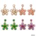 Personality Exaggerated Retro Braided Rice Bead Earrings Handmade DIY Bohemian Beaded Temperament Flower Earrings_ipsvogv.com