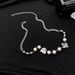 Personality Men And Women Accessories Coconut Tree Diamond Titanium Steel Splicing Pearl Necklace Ghost Expression Necklace_ipsvogv.com