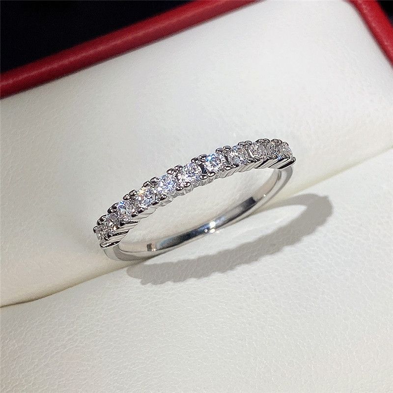 Cao Shi's New Luxury Full Circle Zircon Women's Ring Plating Versatile Accessories Ring_ipsvogv.com