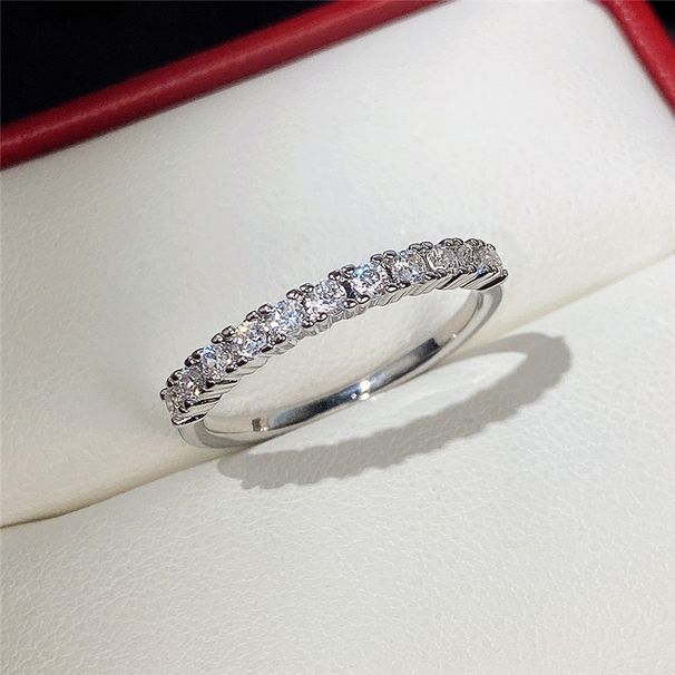 Cao Shi's New Luxury Full Circle Zircon Women's Ring Plating Versatile Accessories Ring_ipsvogv.com