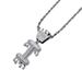 Hip Hop New Product Crown Letter Copper Set Zircon Personalized Niche Design Men's And Women's Pendant Necklace_ipsvogv.com