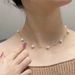 Summer Pearl Full Sky Star Titanium Steel Colorless And Elegant Super Immortal Necklace_ipsvogv.com