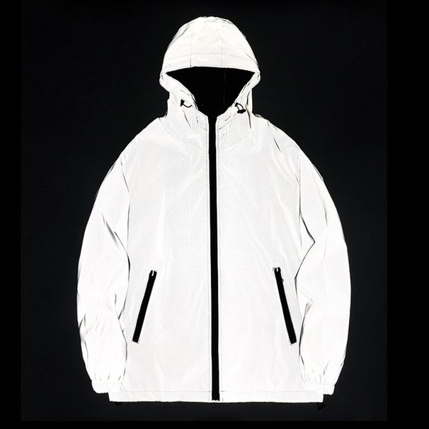 Women's Clothing new couple reflective jacket student men and women solid color class uniform wholesale winter luminous assault windbreaker_ipsvogv.com