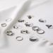 New Handmade Leaf Hollowed Flower Butterfly Ring Set Of 14 Pieces With Adjustable Joint Rings_ipsvogv.com
