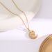 100 Language Projections, I Love You Titanium Steel Necklace, Female Micro Inlaid with Diamond Moon Collar Chain_ipsvogv.com